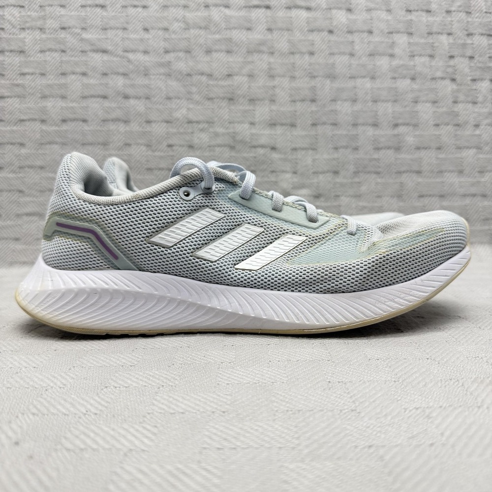 Adidas Runfalcon 2.0 Shoes Womens Size 8.5‎ Halo Blue Mesh Running ART FY5947